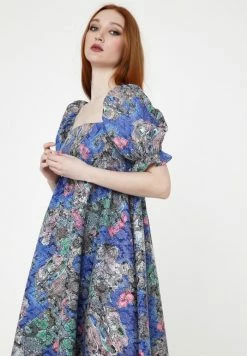 Madam-T Robe De Jour - Kornblume Blau, Rosa -Madam-T Soldes 2022 475a52aa18834861b471316e9c3275f6