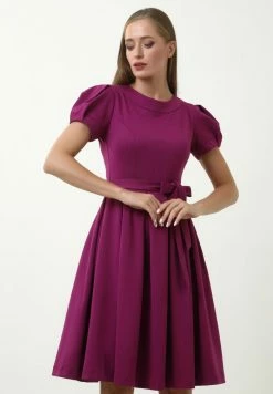 Madam-T RETRONA - Robe De Jour - Fuchsie -Madam-T Soldes 2022 4764ccd29f6e4473847b7806229042a9