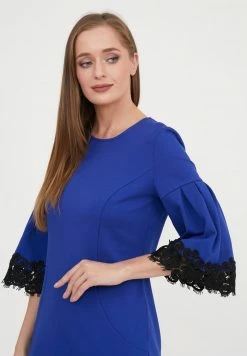 Madam-T DEGA - Robe Fourreau - Blue -Madam-T Soldes 2022 47658c63923c4a468a793176254ba2a6