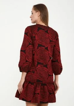 Madam-T FIKERA - Robe De Jour - Wein-rot, Schwarz -Madam-T Soldes 2022 478c8ff820cc465f83b002cea2758909