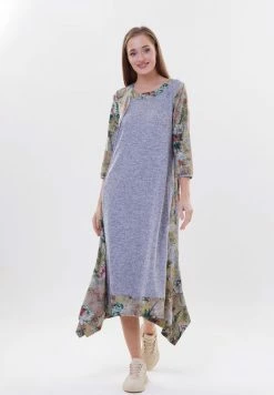 Madam-T DAYANA - Robe Longue - Oli Olite, Grün