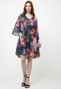 Madam-T YAGAVA - Robe De Jour - Blau, Lila -Madam-T Soldes 2022 479df681676942ffada6978e8758a7c0