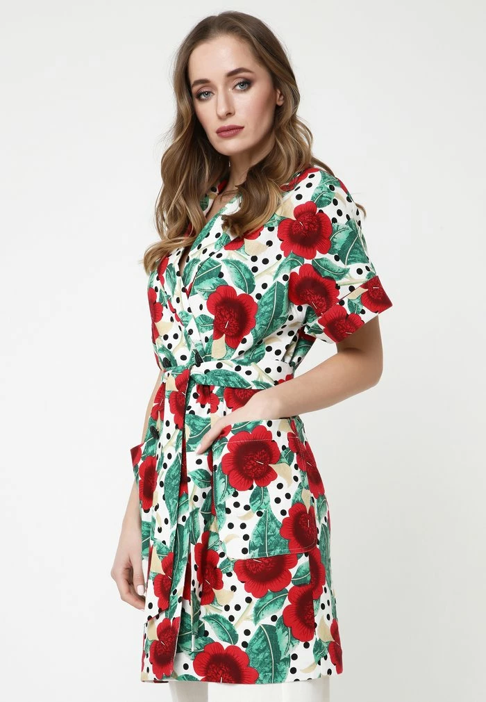 Madam-T YORMA - Blazer - Weiß, Rot 4 Madam-T YORMA - Blazer - Weiß, Rot – Image 4