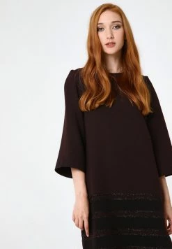 Madam-T MILANIKA - Robe Pull - Pflaume, Schwarz -Madam-T Soldes 2022 4853029173ad491b833065d984f69b26