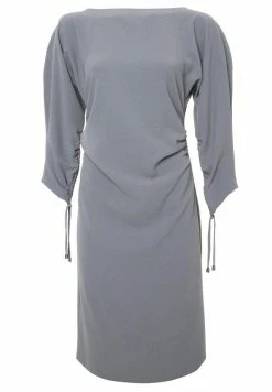 Madam-T Robe Fourreau - Lichtgrau -Madam-T Soldes 2022 489251d986df4fd080ed38a7b01d49db