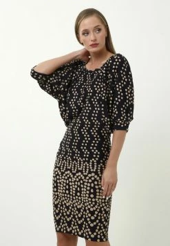 Madam-T Robe Fourreau - Black