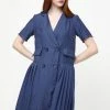 Madam-T TEODORINA - Robe Chemise - Blau