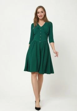 Madam-T DAISY - Robe De Jour - Grün -Madam-T Soldes 2022 48bb529cd7a24017a5a87647619f938b