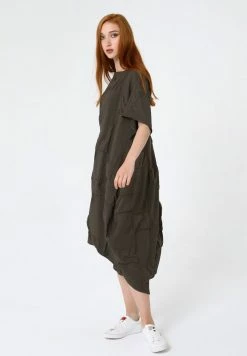 Madam-T Robe De Jour - Khaki -Madam-T Soldes 2022 48fa3d217dc34d31a2baedb4cd35a8eb