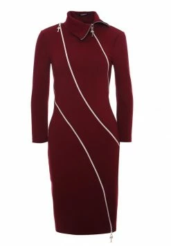 Madam-T MODERN - Robe Fourreau - Weinrot -Madam-T Soldes 2022 491b60e1635a44eca91a9954d4ffe8c9