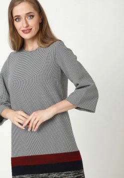 Madam-T MILANIKA - Robe De Jour - Grau, Rot -Madam-T Soldes 2022 49396e597b414134865e78a94c08c4f5