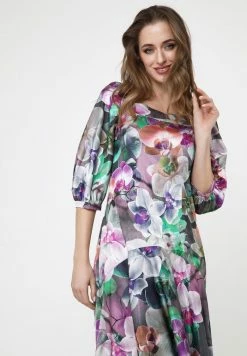 Madam-T MARLIN - Robe De Jour - Grau, Lila -Madam-T Soldes 2022 4979f0eae48041b3be45889520233446