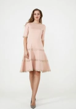 Madam-T Robe De Jour - Pfirsich -Madam-T Soldes 2022 497fee9f89a34f7980c31e1f615c7b5e