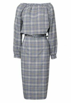 Madam-T KALIPSA - Robe Fourreau - Grüner Kumpel/indigo -Madam-T Soldes 2022 499af8c847914a81b8ab1b47030bb518