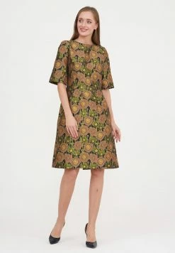 Madam-T SANATA - Robe De Jour - Blau Golden -Madam-T Soldes 2022 49b9e512181941a7bf7d611de8b5546b