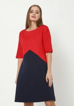 Madam-T LOLITA - Robe En Jersey - Blau, Koralle