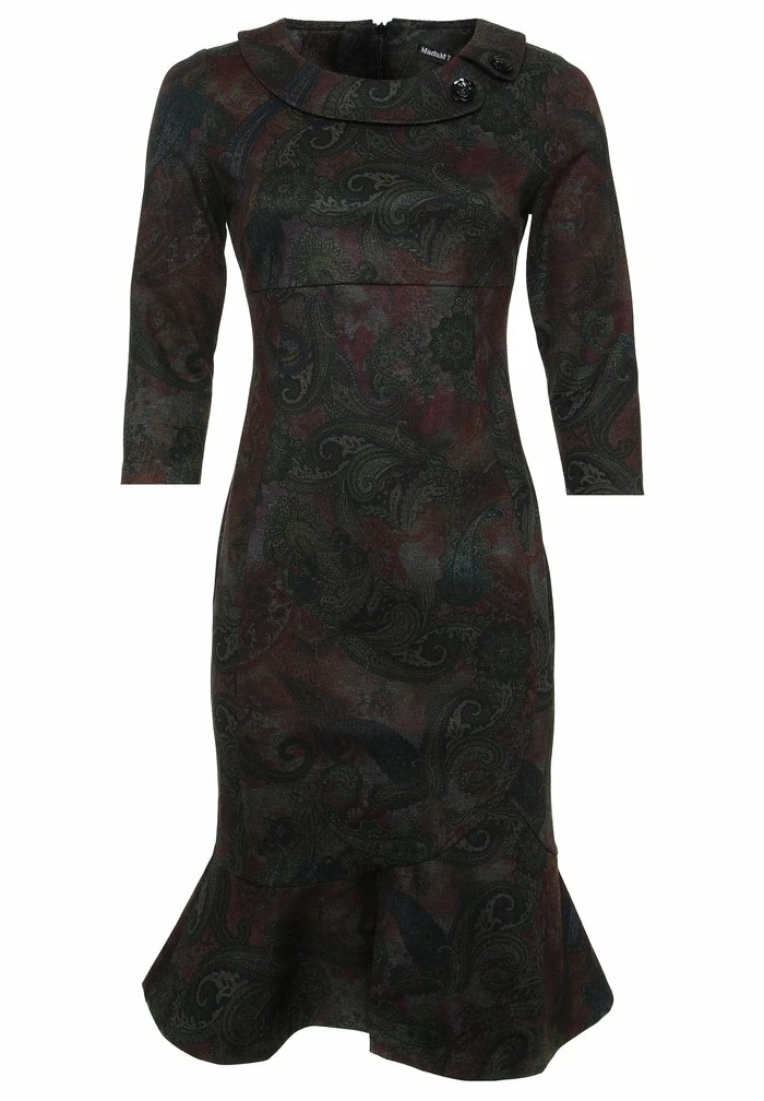 Madam-T DEVENTA - Robe En Jersey - Pflaume, Grün 7 Madam-T DEVENTA - Robe En Jersey - Pflaume, Grün – Image 7