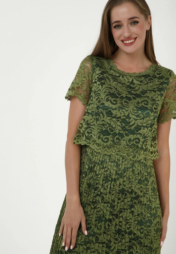 Madam-T ESPERA - Robe De Soirée - Olive 6 Madam-T ESPERA - Robe De Soirée - Olive – Image 6