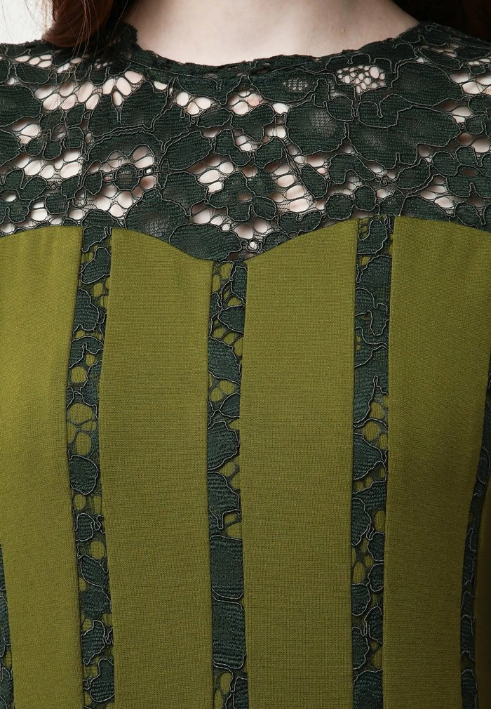 Madam-T BAKURA - Robe Fourreau - Khaki 6 Madam-T BAKURA - Robe Fourreau - Khaki – Image 6