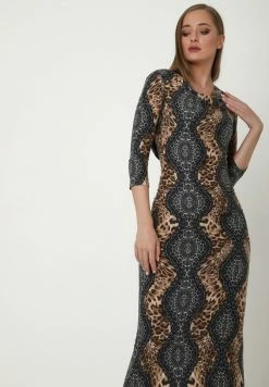 Madam-T ARAGURIA - Robe Longue - Grau, Braun 11 Madam-T ARAGURIA - Robe Longue - Grau, Braun -Madam-T Soldes 2022 4b5da42f2cf24c5caf09dee164e1c1c3