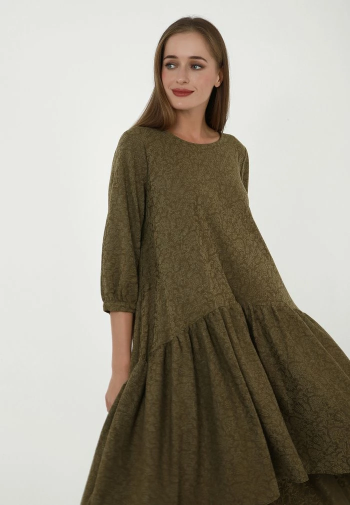 Madam-T EVA - Robe De Jour - Khakifarben 7 Madam-T EVA - Robe De Jour - Khakifarben – Image 7