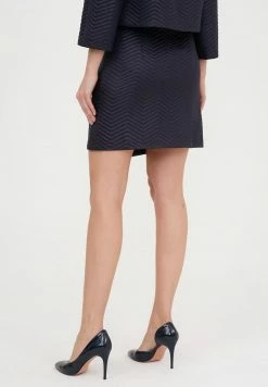 Madam-T BLOGA - Jupe Portefeuille - Dark Blue -Madam-T Soldes 2022 4b68913f2d6d4877bfdc62e99ab67dee