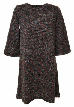 Madam-T MELANICA - Robe De Jour - Dunkelgrau Rot -Madam-T Soldes 2022 4b70a313da5f44d3aea76a897722fad4