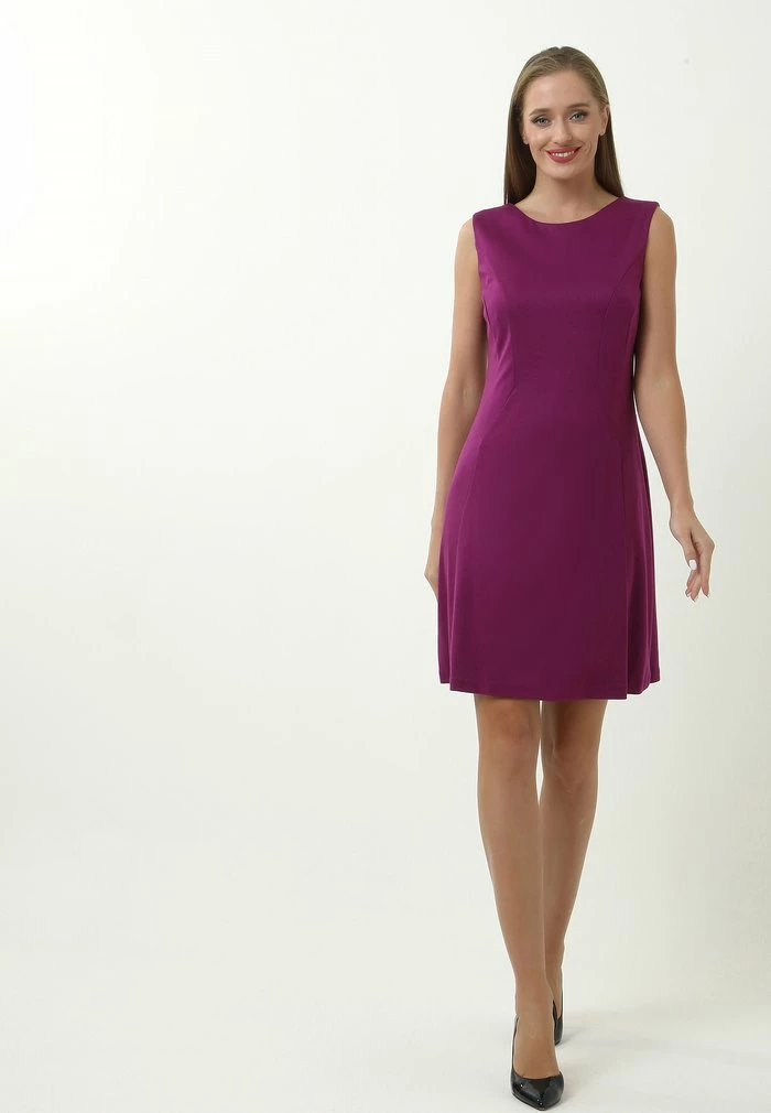 Madam-T WILIAMA - Robe En Jersey - Lila 2 Madam-T WILIAMA - Robe En Jersey - Lila – Image 2