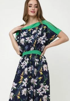 Madam-T TSURUMI - Robe Longue - Blau, Rosa -Madam-T Soldes 2022 4b99bfe8cdcf42b095e55928d4ac9b8e