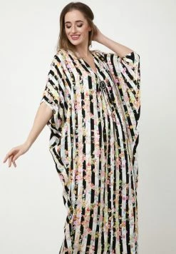 Madam-T Robe De Jour - Beige, Schwarz -Madam-T Soldes 2022 4c2f92bfdad54be19cfdf183205de592