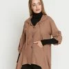 Madam-T Gilet - Dunkelbeige