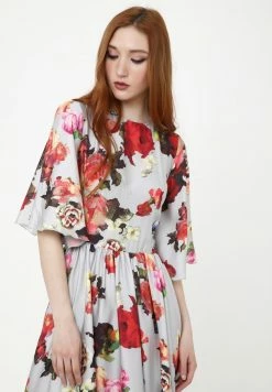 Madam-T Robe De Jour - Grau Rot -Madam-T Soldes 2022 4d1782c1ef444f4d9c95b74a2db88ca9