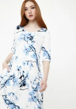 Madam-T Robe De Jour - Beige Hellblau -Madam-T Soldes 2022 4d35d360c2cc4b34b25c1a5759bd4cd0