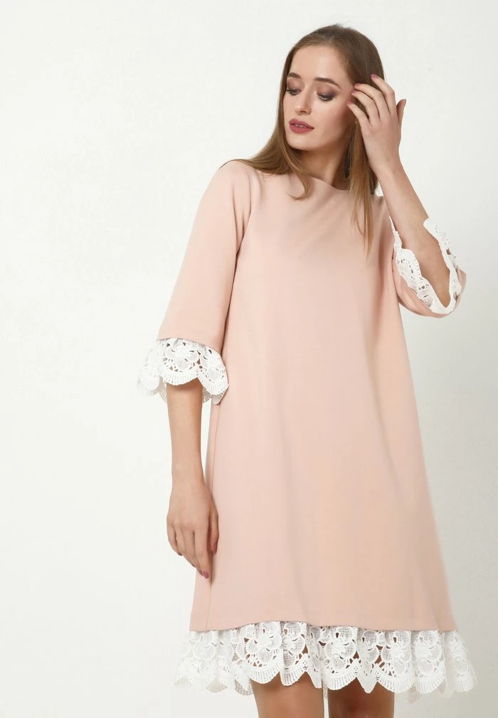 Madam-T MERIKANA - Robe De Jour - Pfirsich 1 Madam-T MERIKANA - Robe De Jour - Pfirsich