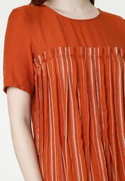 Madam-T Snura - Robe De Jour - Ingwer, Weiß -Madam-T Soldes 2022 4dac972d05ff4971afd9fa9986fcc212