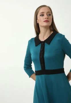 Madam-T JEANETTE - Robe Chemise - Aqua -Madam-T Soldes 2022 4dde5cd0b3d942a2b023c4ec933dd5fa