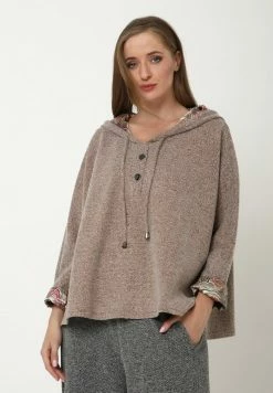 Madam-T ROCHEL - Sweat à Capuche - Schwarz Senf