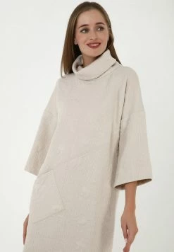 Madam-T PELAGEYA - Robe De Jour - Creme -Madam-T Soldes 2022 4e3a511dea82404fa1e3dbfdb9fb3dd5