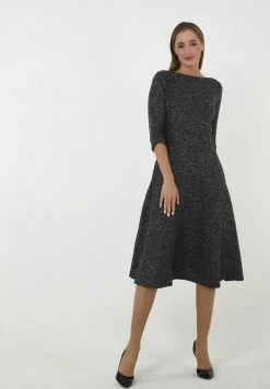 Madam-T YANNA - Robe Pull - Dunkelgrau -Madam-T Soldes 2022 4e50c46531b44f82a37e616cca2076b6