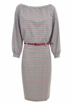 Madam-T KALIPSA - Robe Fourreau - Grüner Zig/rot -Madam-T Soldes 2022 4e69c90f10ab4ad09ee0ff22f1389bd1