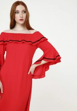 Madam-T SALLY - Robe De Jour - Rot -Madam-T Soldes 2022 4ebe6e5df4064deeb3663e151df7cf47