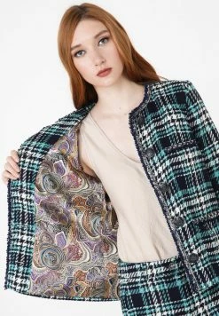 Madam-T JACKE SIBYLLA - Veste Mi-saison - Blau -Madam-T Soldes 2022 4f304aab98b14fefa75b53dc428a64a9