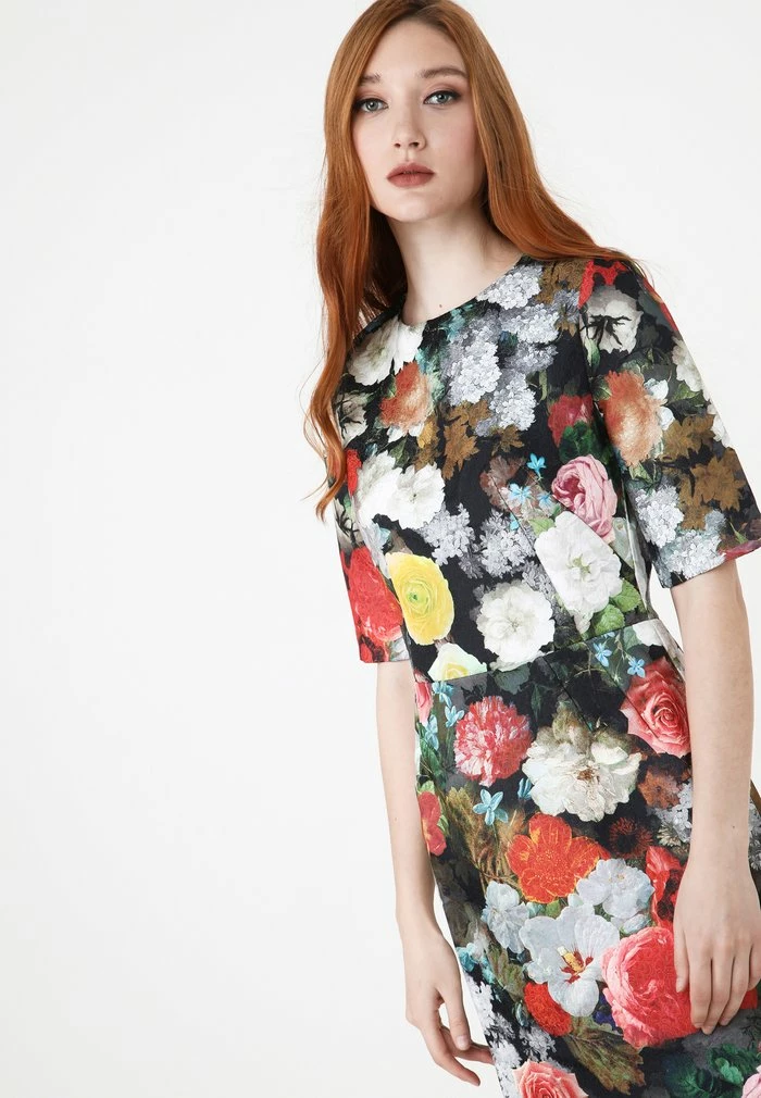 Madam-T Robe De Jour - Schwarz-weiss 4 Madam-T Robe De Jour - Schwarz-weiss – Image 4