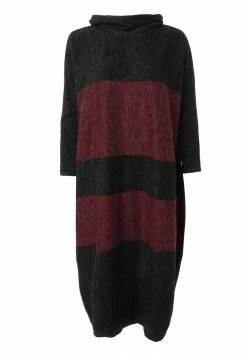 Madam-T Robe Pull - Schwarz Weinrot -Madam-T Soldes 2022 501779f19d184a41a60e21c1522c4928
