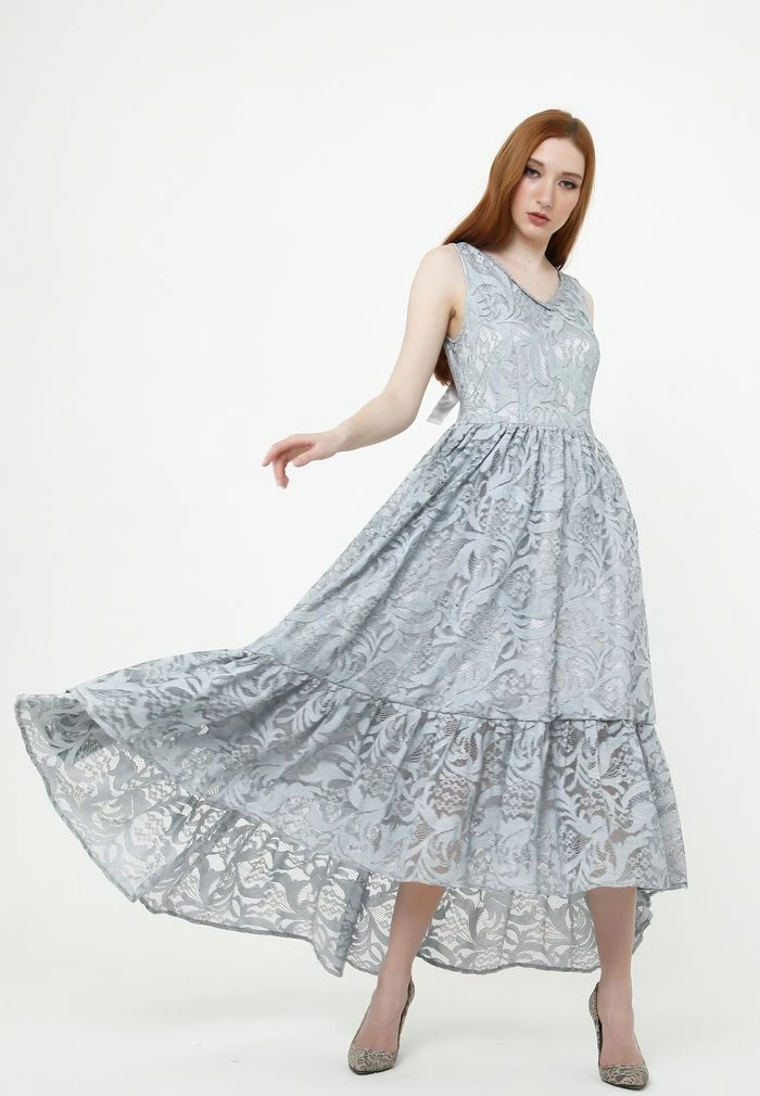 Madam-T Robe De Cocktail - Grau 2 Madam-T Robe De Cocktail - Grau – Image 2