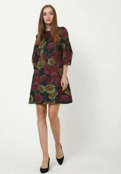 Madam-T VIRGINIE - Robe De Jour - Schwarz, Senf -Madam-T Soldes 2022 503910cbffd0441e811a2a7055dab568