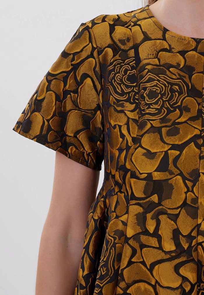 Madam-T SIMPLIFY - Robe De Soirée - Bla Utzk/ Senf 5 Madam-T SIMPLIFY - Robe De Soirée - Bla Utzk/ Senf – Image 5