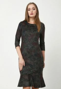 Madam-T DEVENTA - Robe En Jersey - Pflaume, Grün