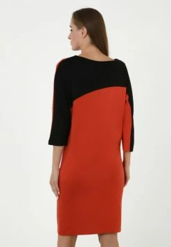 Madam-T Robe Fourreau - Brown -Madam-T Soldes 2022 50d8d9b8607143bab8baa61f9016f0f7