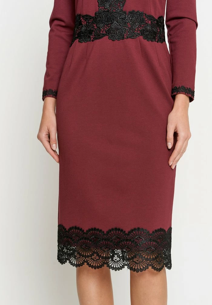 Madam-T TROPICANA - Robe De Jour - Weinrot 6 Madam-T TROPICANA - Robe De Jour - Weinrot – Image 6